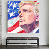 Donald Trump Portrait Art Painting Modern Portrait Wall Art Portraits of famous American people