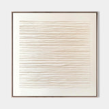 Wabi-sabi Beige Minimalist Art Beige Rich Textured Plaster Wall Art Large Minimalist Painting