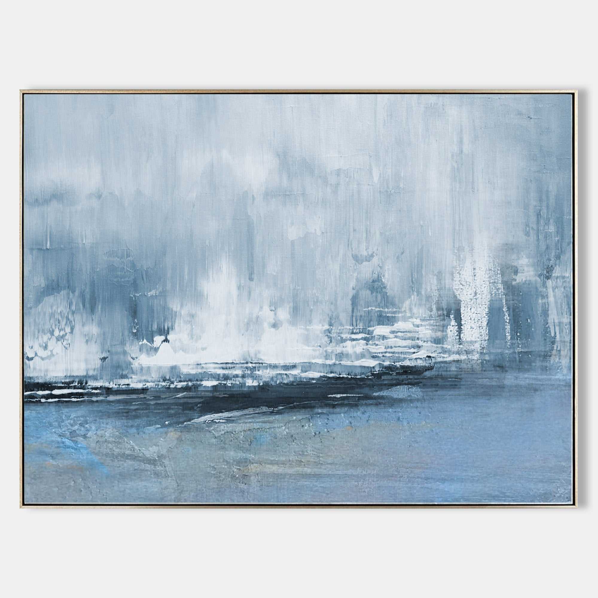 Oversized Coastal Wall Art Large Abstract Coastal Canvs Acrylic ...