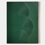 Modern Original Abstract Green Texture Wall Art,Canvas Green Thick Texture Oil Paintings,Light Luxury Vertical Green Hanging Painting