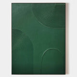 Oversized Original Green Textured Paintings For Sale,Green Minimalist Wall Art For Home,Green Abstract Painting