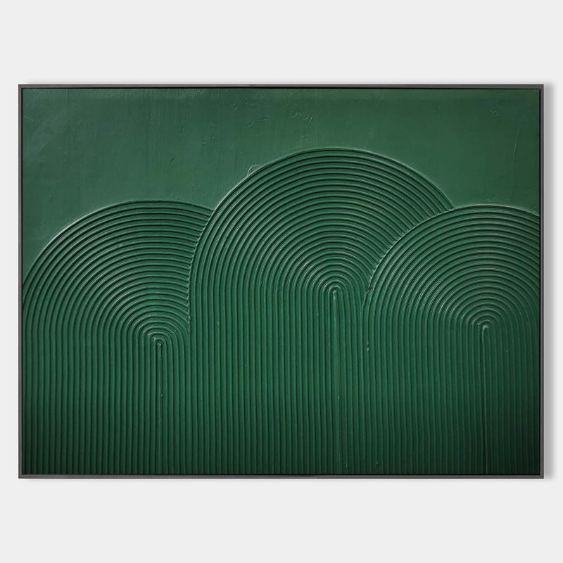 Large Modern Green Textured Abstract Art Painting,Minimalist Green Simple Abstract Art,Green Artwork For Living Room