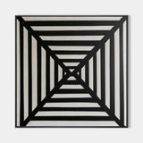 Black And White Canvas Art Geometric Wall Art Wabi-sabi Wall Art Large Minimalist Painting For Livingroom