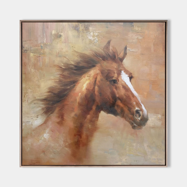 Large Horse, Farmhouse Horse Wall Decor, Brown Rustic Horse, Large Contemporary Canvas Art Print, factory Rosie Horse 3, Horse Portrait Art, Equine