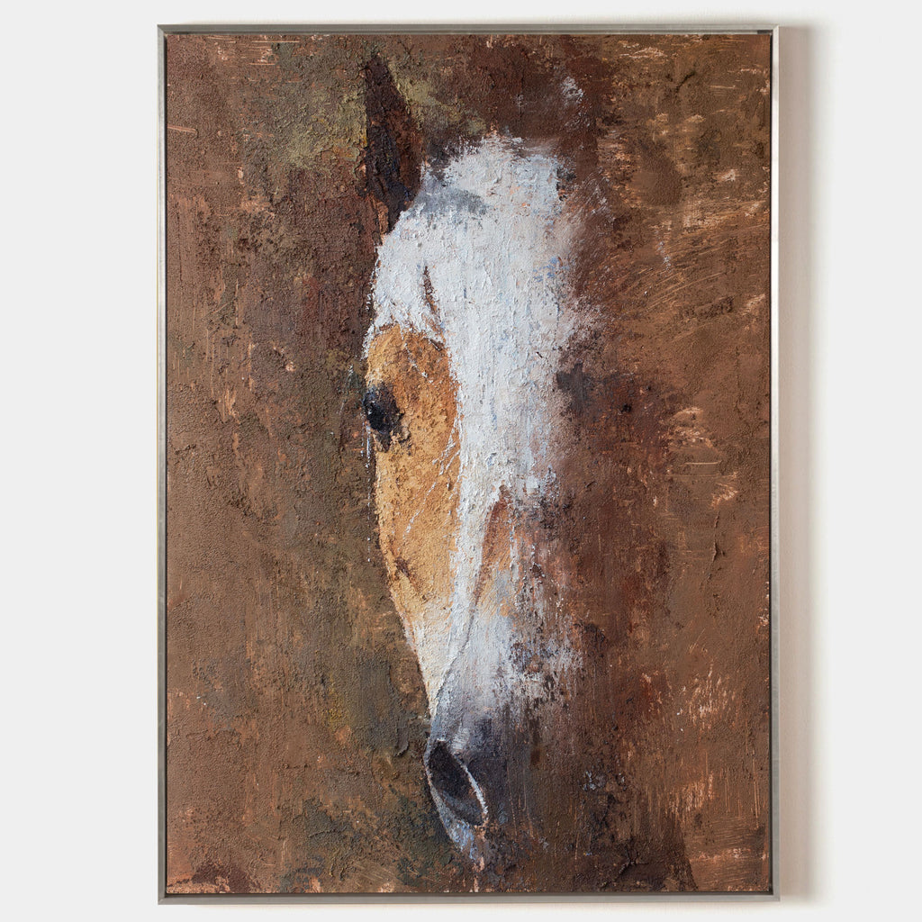 Horse Portrait Large Canvas, Horse Art, Color Wrapped Horse popular 1, Abstract Horse Canvas Print, Abstract Colorful Horse Portrait