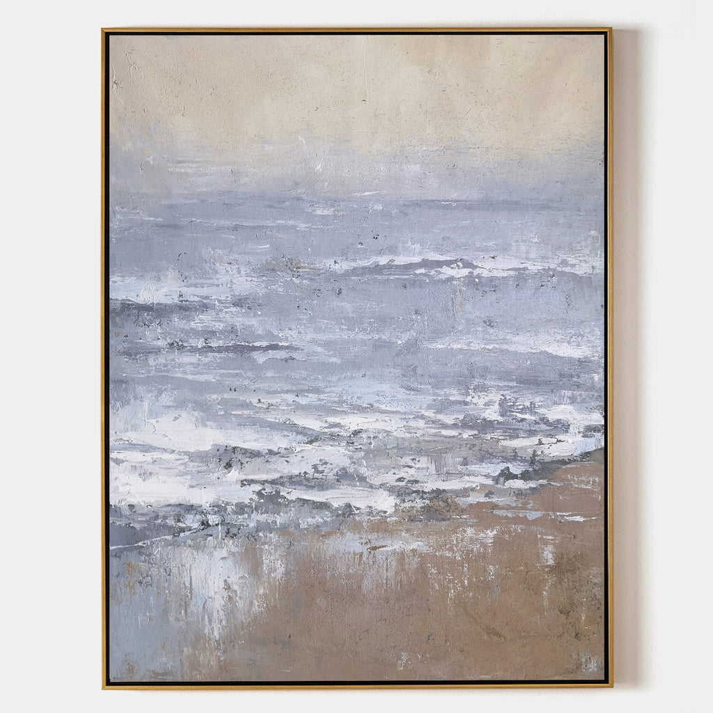 Beach Painting Large Beach Wall Art Abstract Seascape Paintings Beach ...