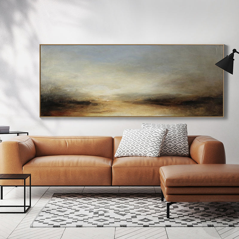 Modern Abstract Seascape Painting Contemporary Abstract Art Sunset 